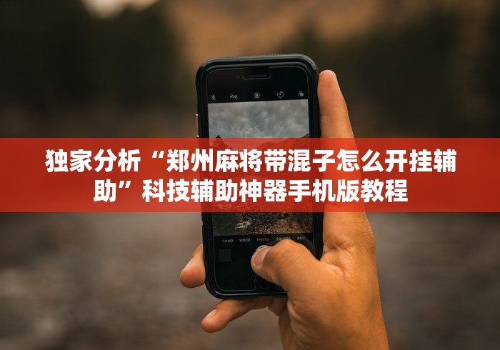 独家分析“郑州麻将带混子怎么开挂辅助”科技辅助神器手机版教程