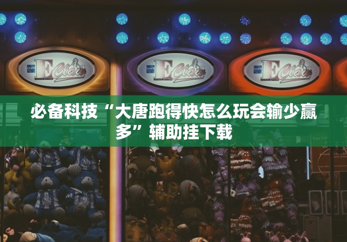 必备科技“大唐跑得快怎么玩会输少赢多”辅助挂下载