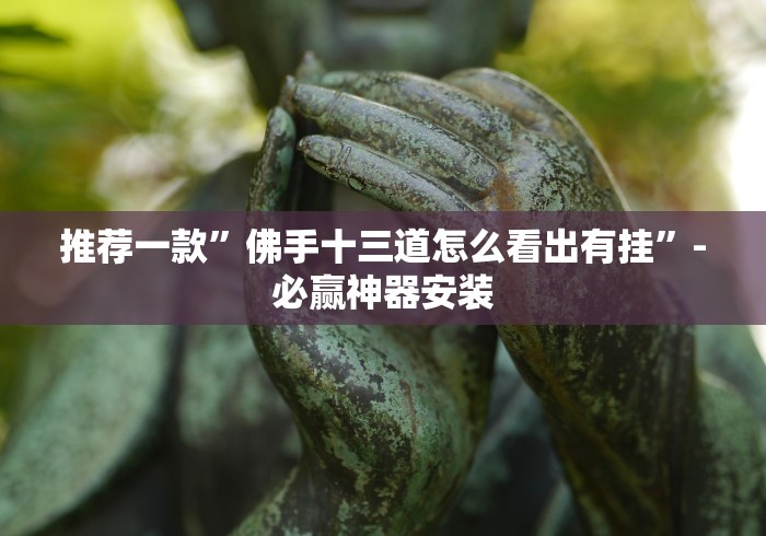 推荐一款”佛手十三道怎么看出有挂”-必赢神器安装