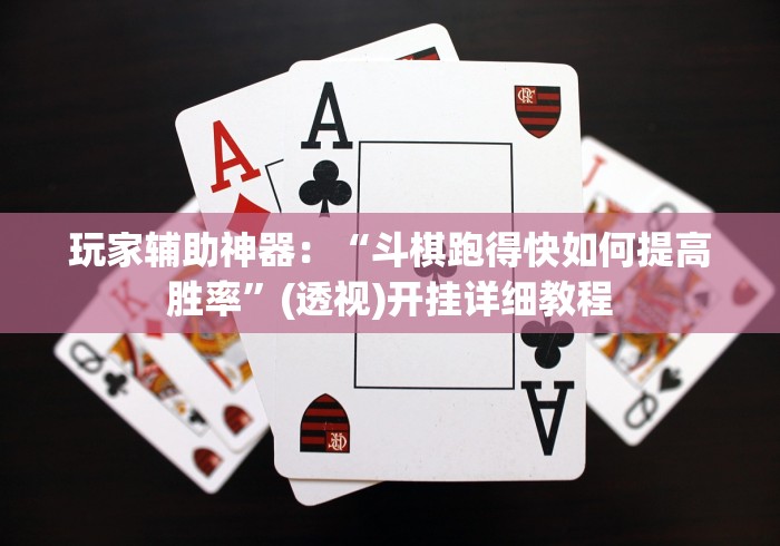 玩家辅助神器:“斗棋跑得快如何提高胜率”(透视)开挂详细教程 玩家辅助神器:“斗棋跑得快如何提高胜率”(透视)开挂详细教程