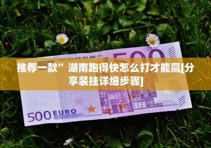 推荐一款”湖南跑得快怎么打才能赢[分享装挂详细步骤]