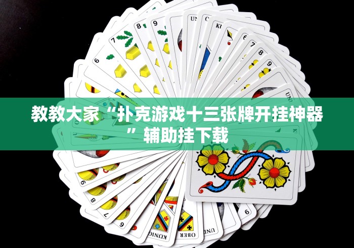教教大家“扑克游戏十三张牌开挂神器”辅助挂下载