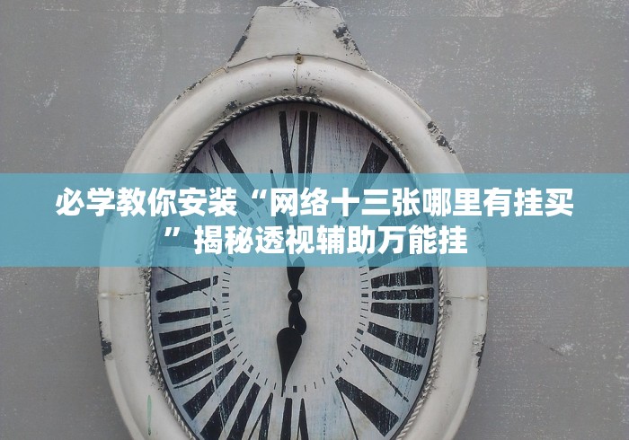 必学教你安装“网络十三张哪里有挂买”揭秘透视辅助万能挂 必学教你安装“网络十三张哪里有挂买”揭秘透视辅助万能挂