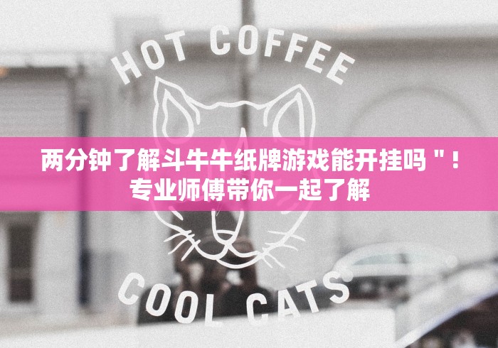 两分钟了解斗牛牛纸牌游戏能开挂吗＂!专业师傅带你一起了解