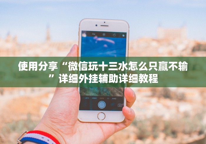 使用分享“微信玩十三水怎么只赢不输”详细外挂辅助详细教程