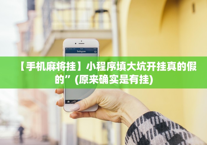 【手机麻将挂】小程序填大坑开挂真的假的”(原来确实是有挂) 【手机麻将挂】小程序填大坑开挂真的假的”(原来确实是有挂)