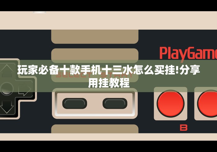 玩家必备十款手机十三水怎么买挂!分享用挂教程