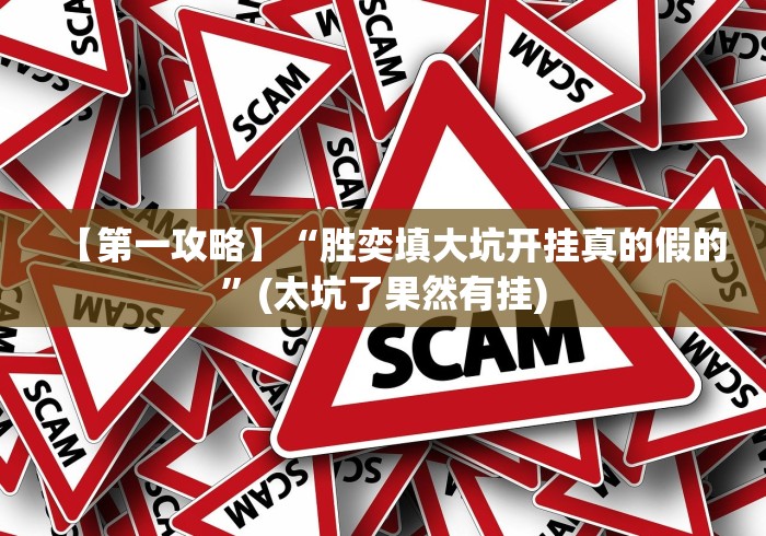 【第一攻略】“胜奕填大坑开挂真的假的”(太坑了果然有挂)