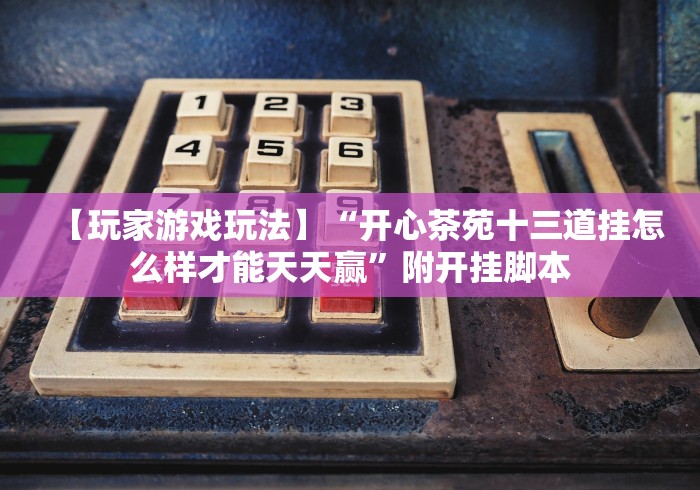 【玩家游戏玩法】“开心茶苑十三道挂怎么样才能天天赢”附开挂脚本