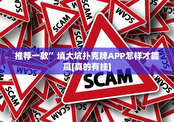 推荐一款”填大坑扑克牌APP怎样才能赢[真的有挂]