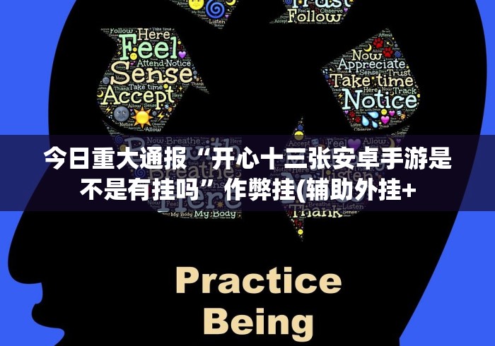 今日重大通报“开心十三张安卓手游是不是有挂吗”作弊挂(辅助外挂+