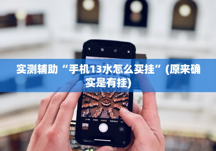 实测辅助“手机13水怎么买挂”(原来确实是有挂)